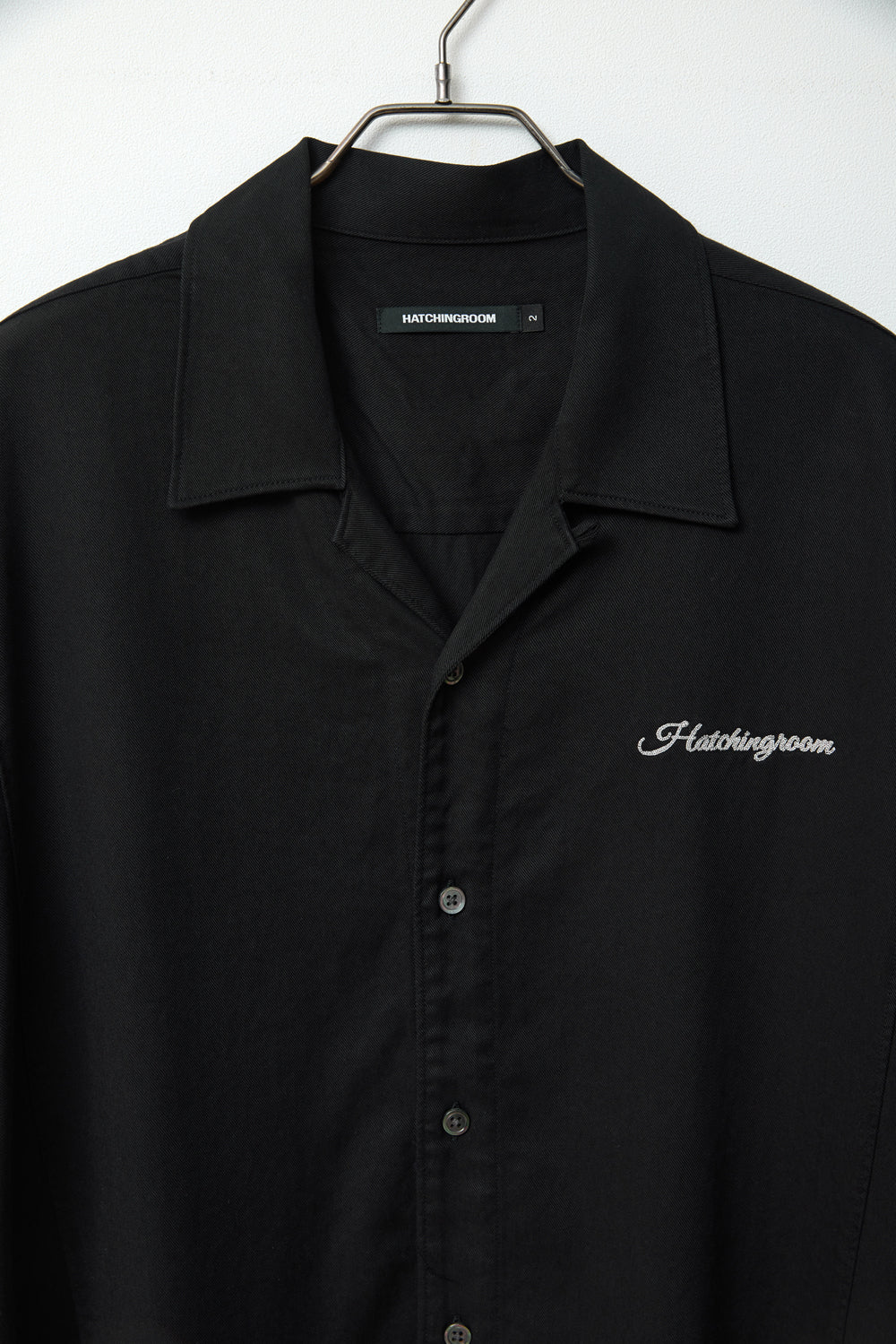 Hatchingroom - Camp Collar Shirt Tencel (Black) product image 3 | TRAB K-Fashion Australia