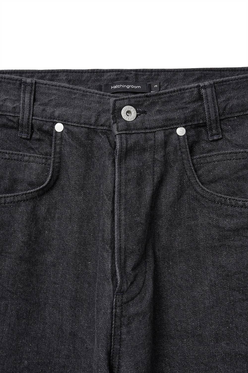 Hatchingroom - Regular Selvedge Jeans (Dark Grey) product image 3 | TRAB K-Fashion Australia