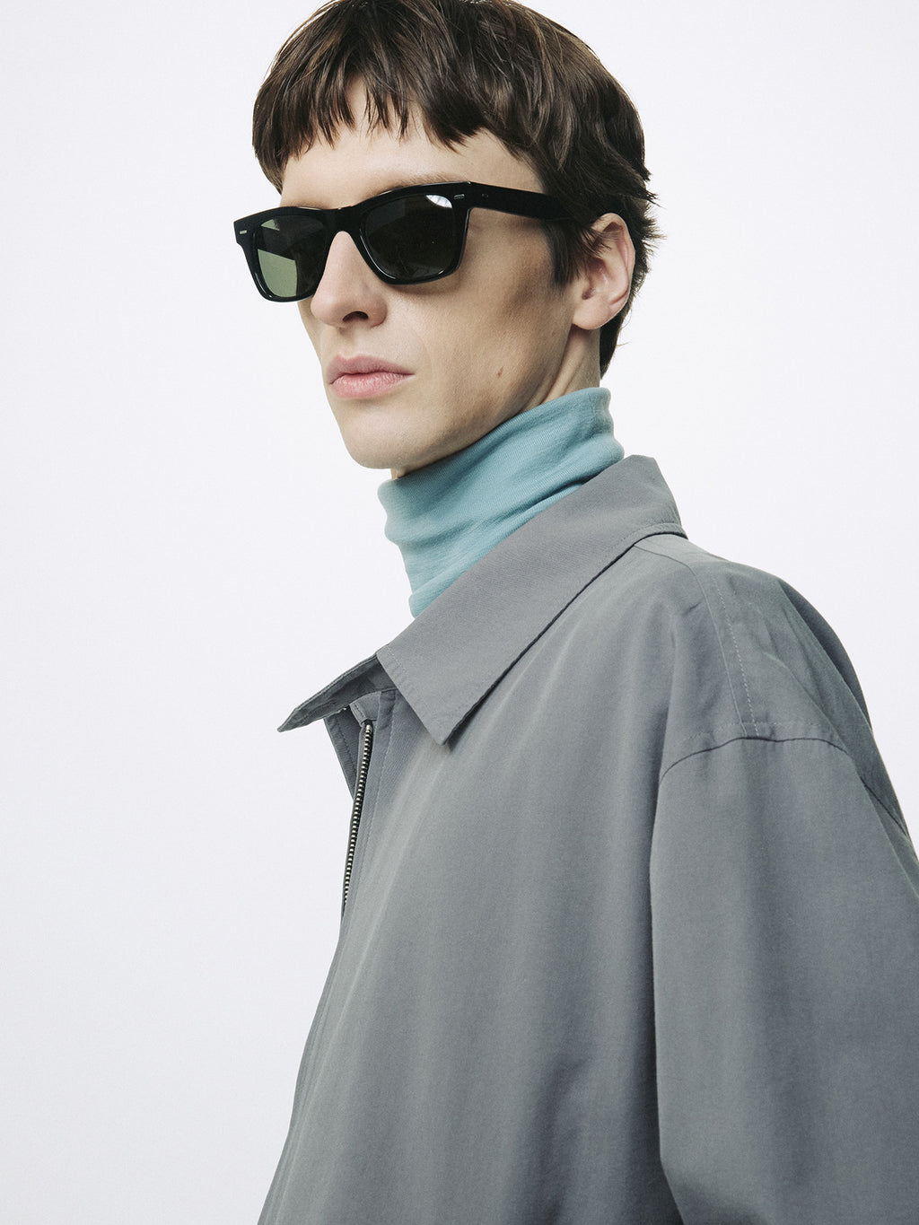 Tonywack - Washed Cotton Lyocell Blouson Jacket (Faded Carbon) product image 7 | TRAB K-Fashion Australia