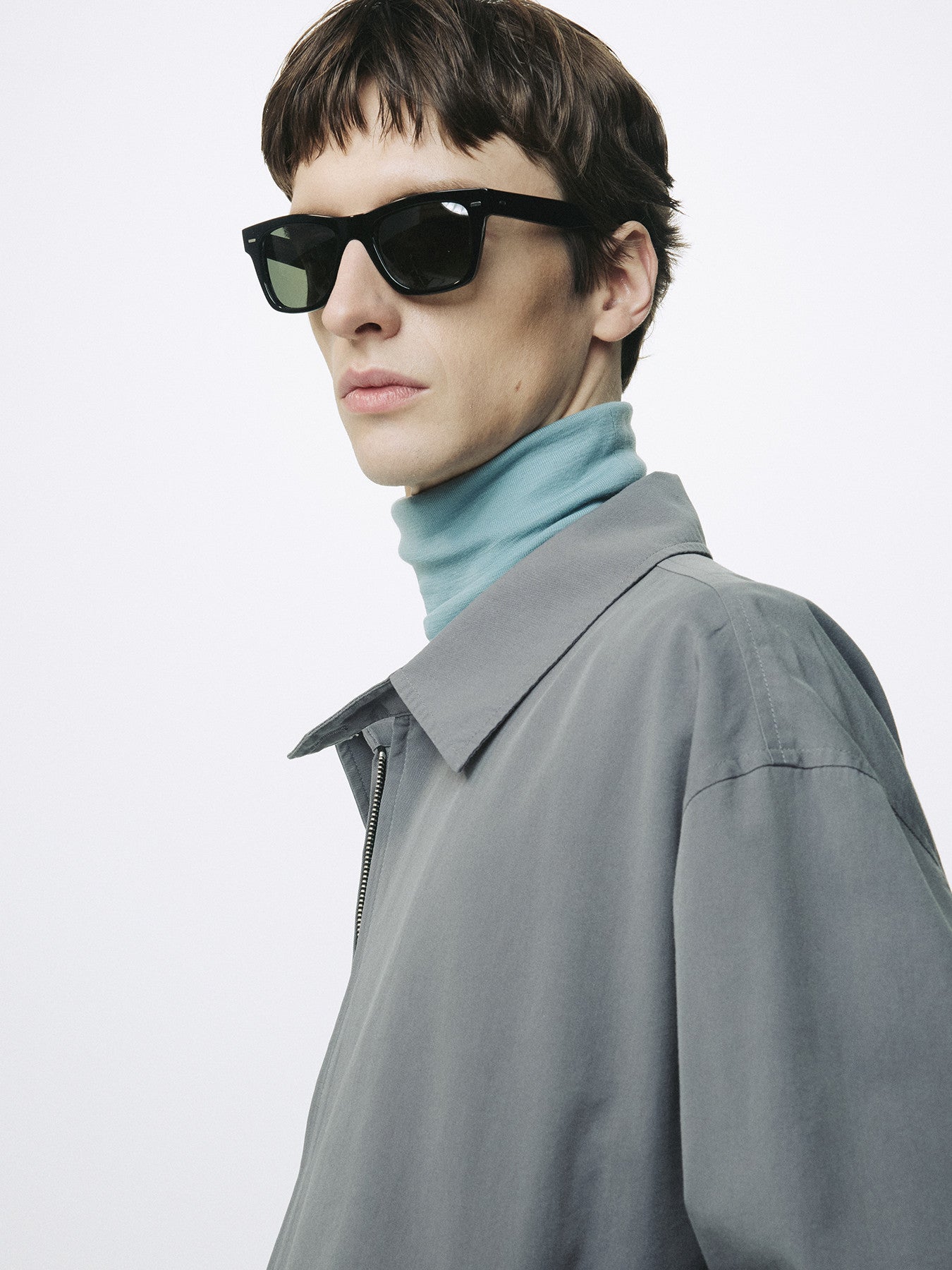 Tonywack - Washed Cotton Lyocell Blouson Jacket (Faded Carbon) product image 7 | TRAB K-Fashion Australia