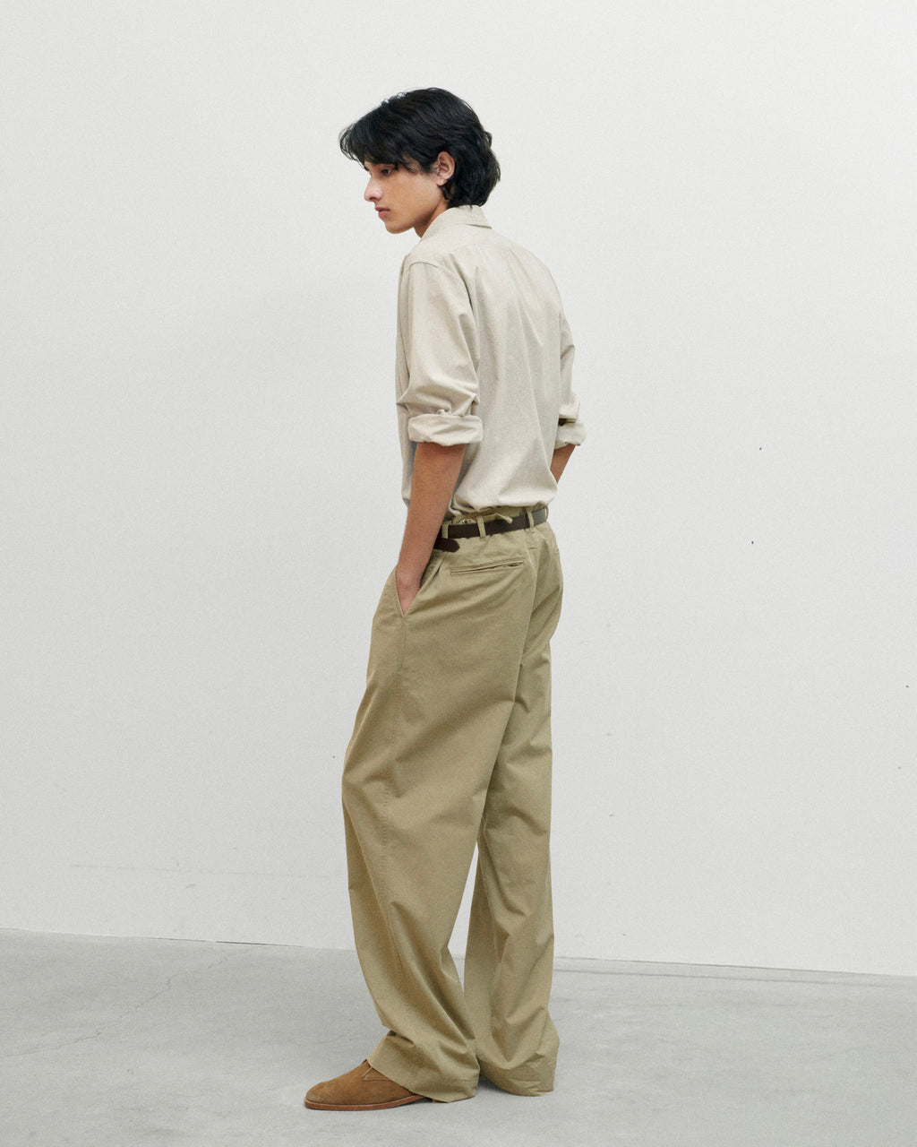 Brownyard - Vintage Cotton Pants (Beige) product image 2 | TRAB K-Fashion Australia