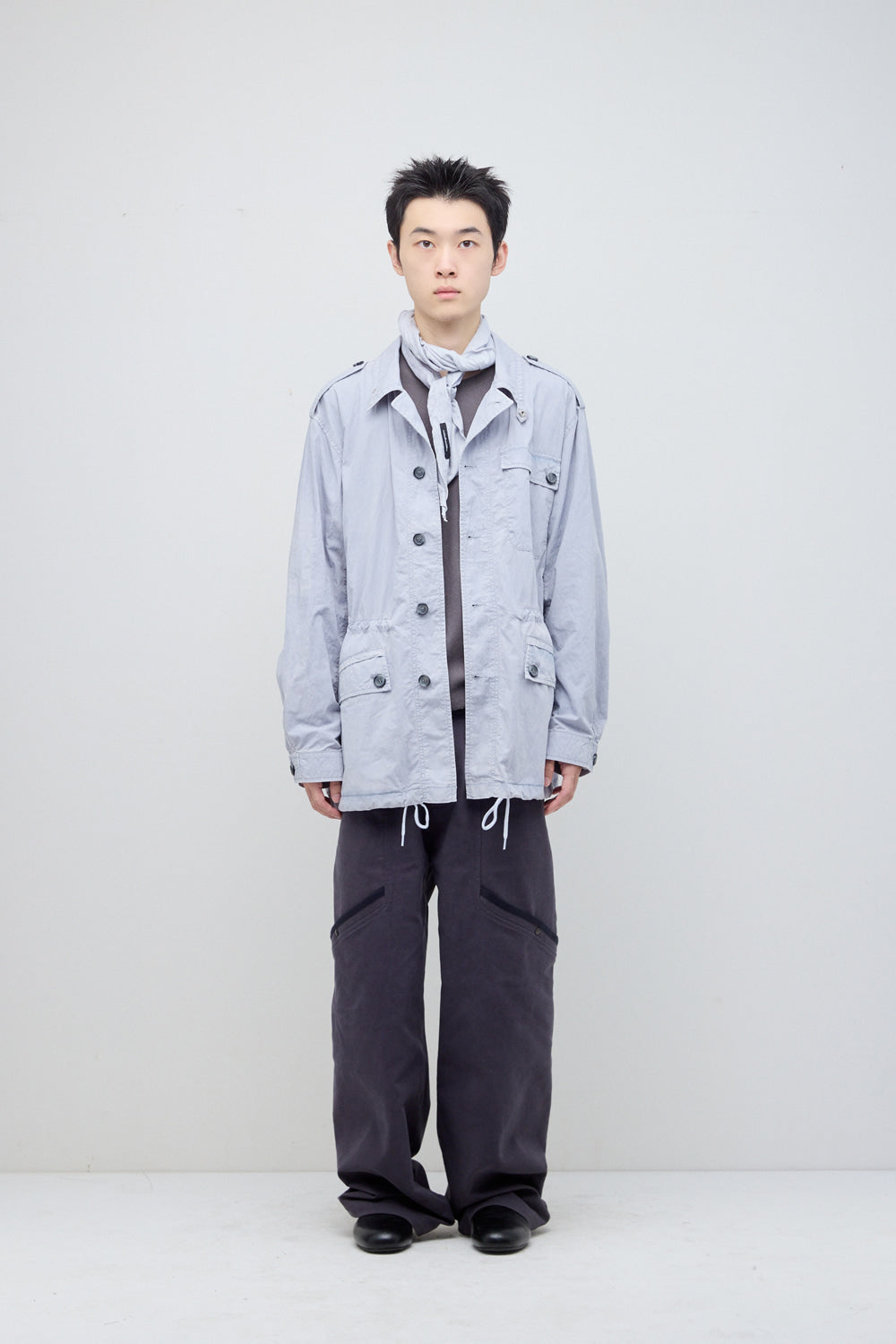 Hatchingroom - Parachute Jacket Bleached Sky (Blue) product image 3 | TRAB K-Fashion Australia