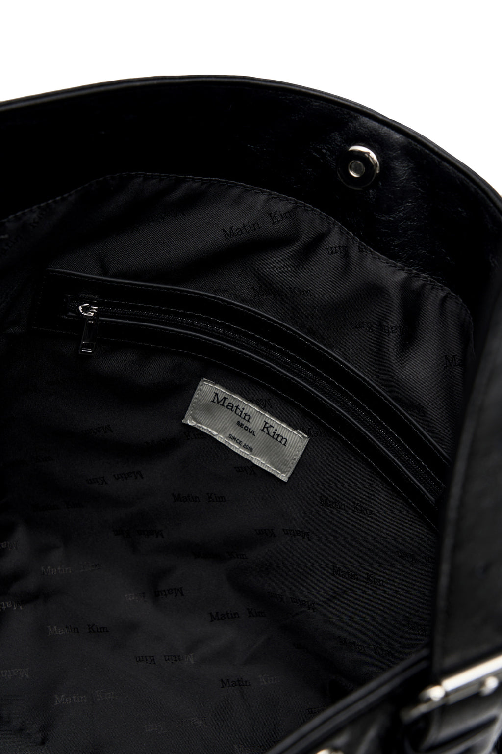 Matin Kim - Matin Stud Point Large Shoulder Bag (Black) product image 4 | TRAB K-Fashion Australia