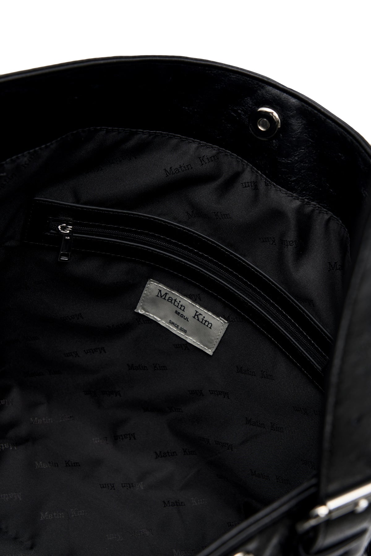 Matin Kim - Matin Stud Point Large Shoulder Bag (Black) product image 4 | TRAB K-Fashion Australia