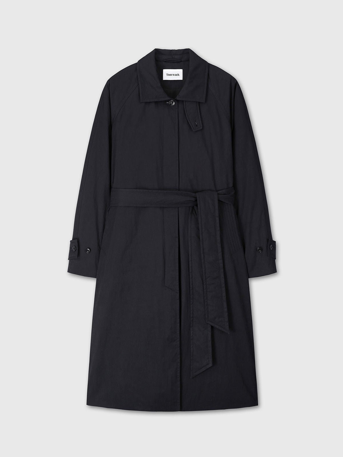 Tonywack - Tailored Trench Puffer Coat (Black) product image 7 | TRAB K-Fashion Australia