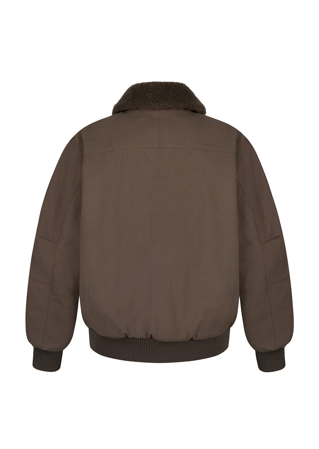 Amomento - cotton reversible shearling jumper (Brown) product image 13 | TRAB K-Fashion Australia