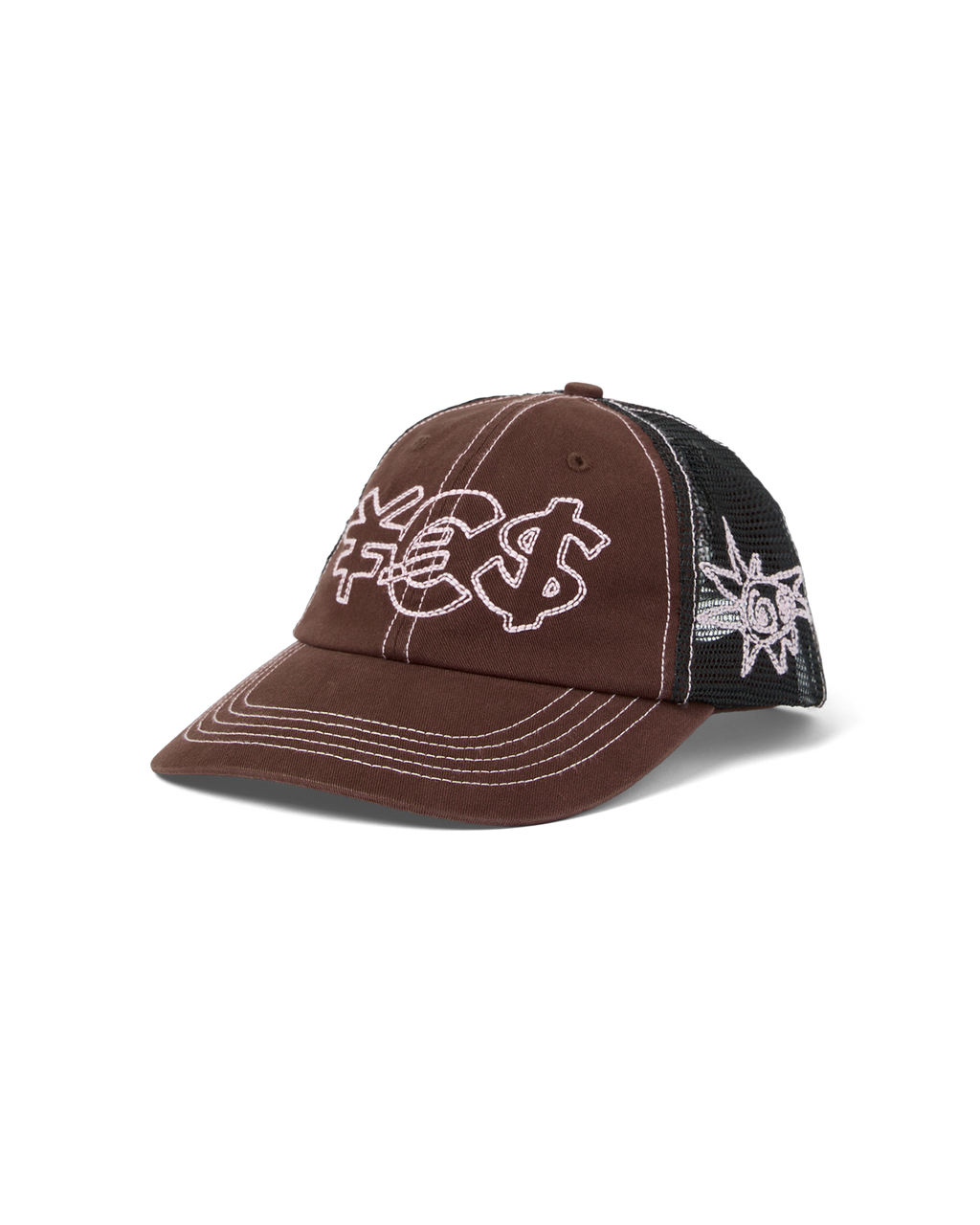 yeseyesee - Hardcore Mesh Cap (Brown) product image 1 | TRAB K-Fashion Australia