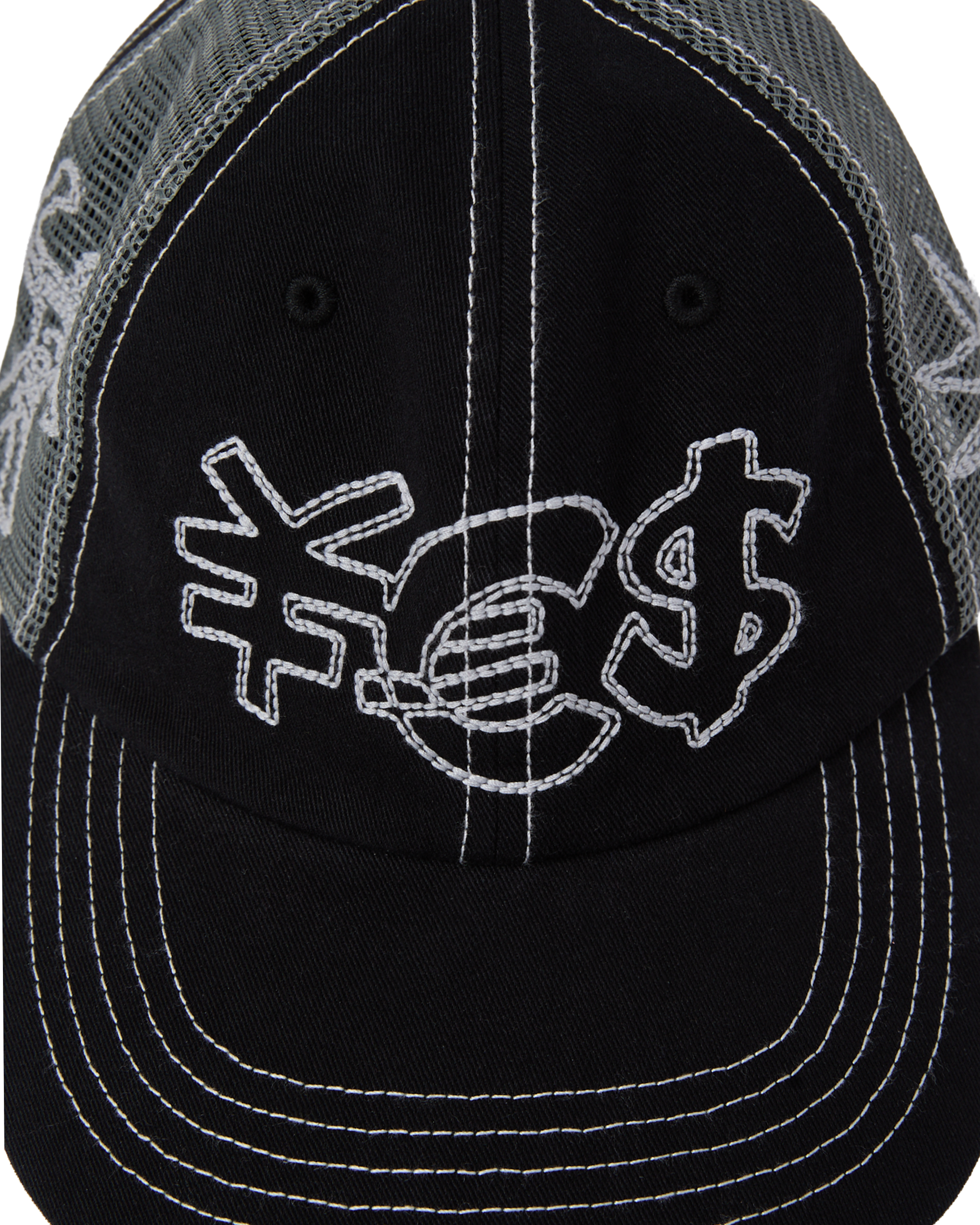 yeseyesee - Hardcore Mesh Cap (Black) product image 4 | TRAB K-Fashion Australia