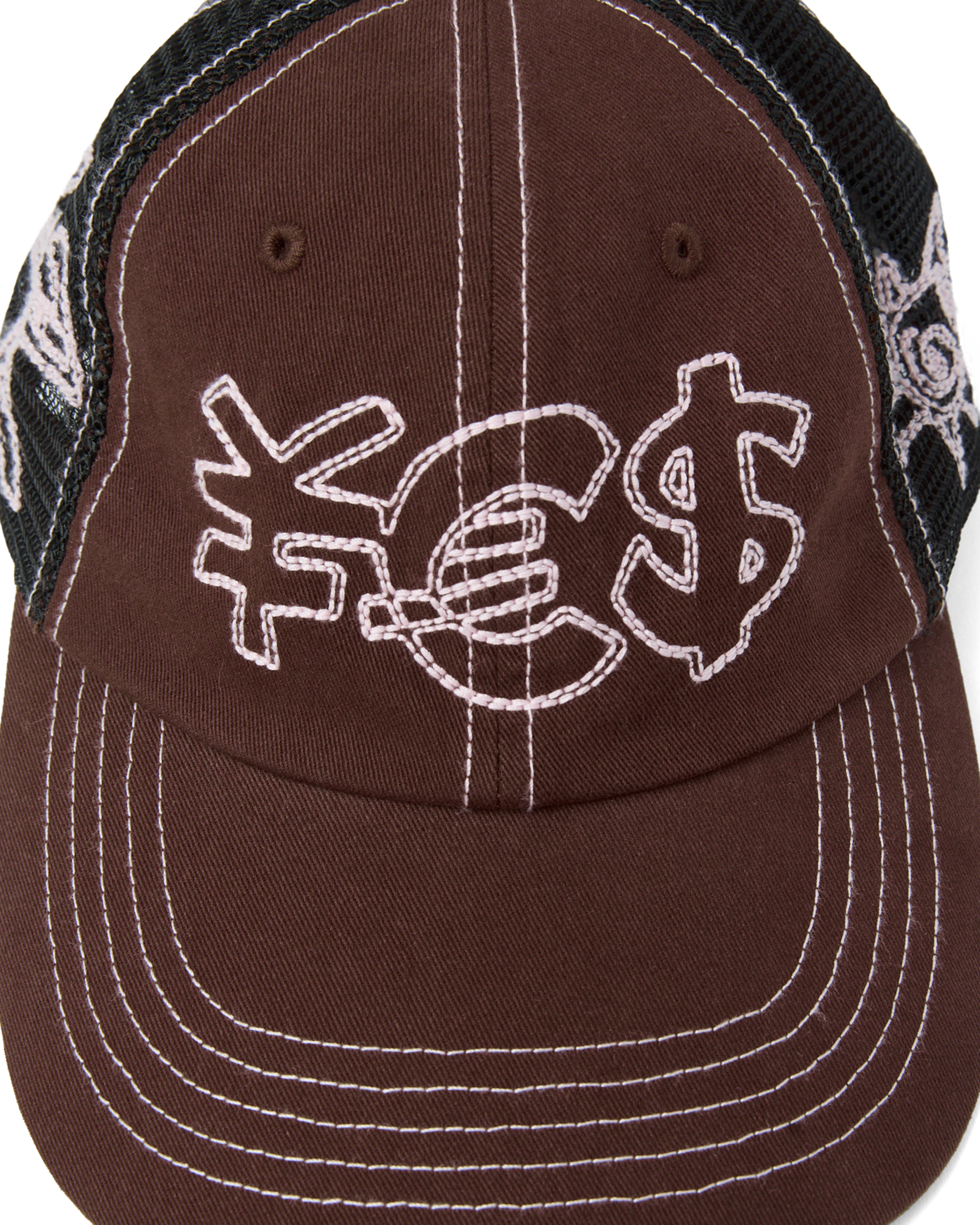 yeseyesee - Hardcore Mesh Cap (Brown) product image 4 | TRAB K-Fashion Australia