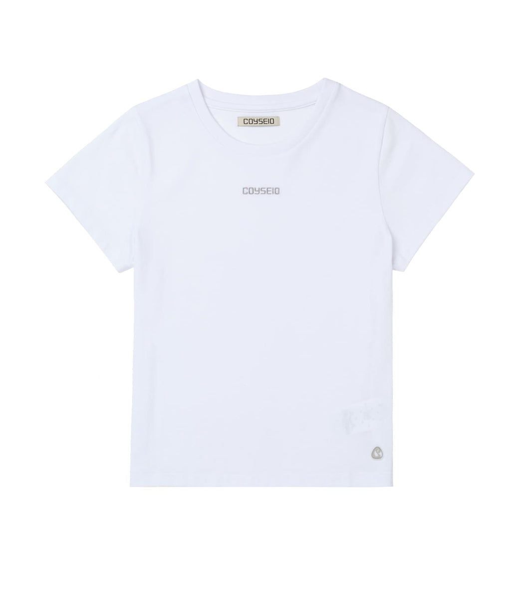 Coyseio - Mini Logo T-Shirt (White) product image 5 | TRAB K-Fashion Australia
