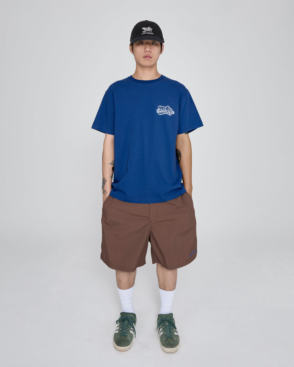 yeseyesee - Y.E.S Fish Born Tee (Cobalt Blue) product image 7 | TRAB K-Fashion Australia