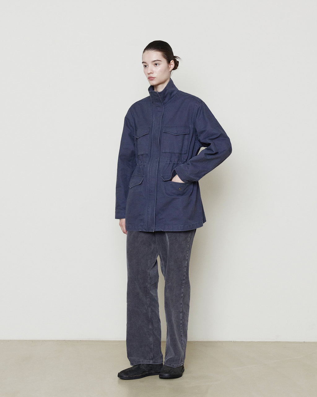 Brownyard - Garment Dyed Corduroy Pants (Navy) product image 4 | TRAB K-Fashion Australia