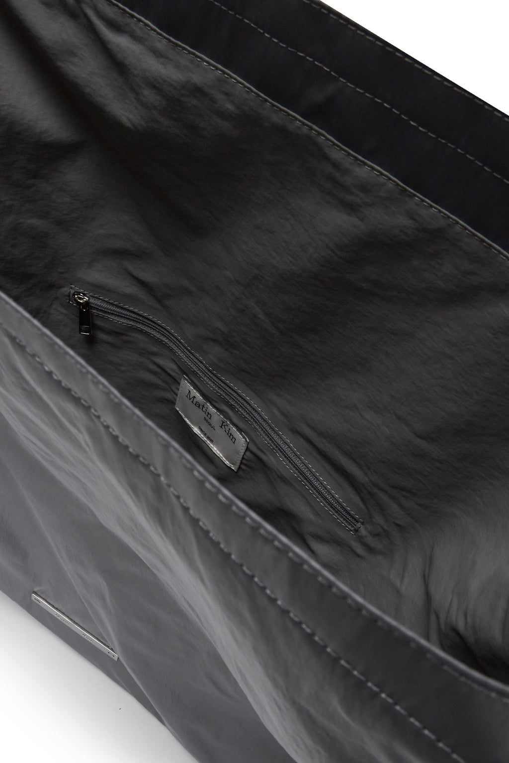 Matin Kim - Folding Two Way Big Bag (Grey) product image 4 | TRAB K-Fashion Australia