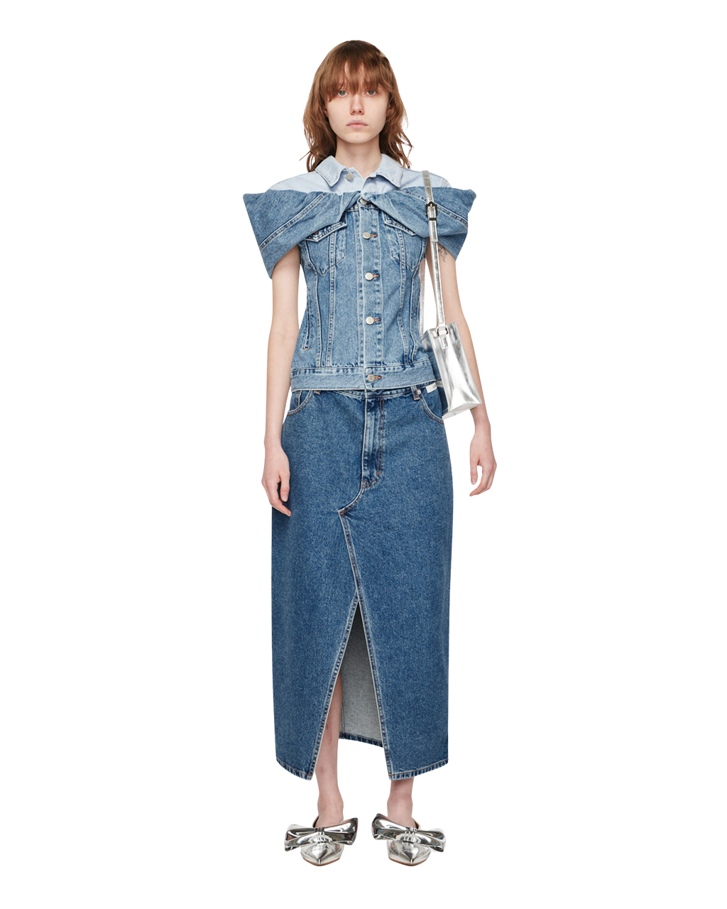 Kimhe Kim - Denim Couture Top (Blue) product image 1 | TRAB K-Fashion Australia