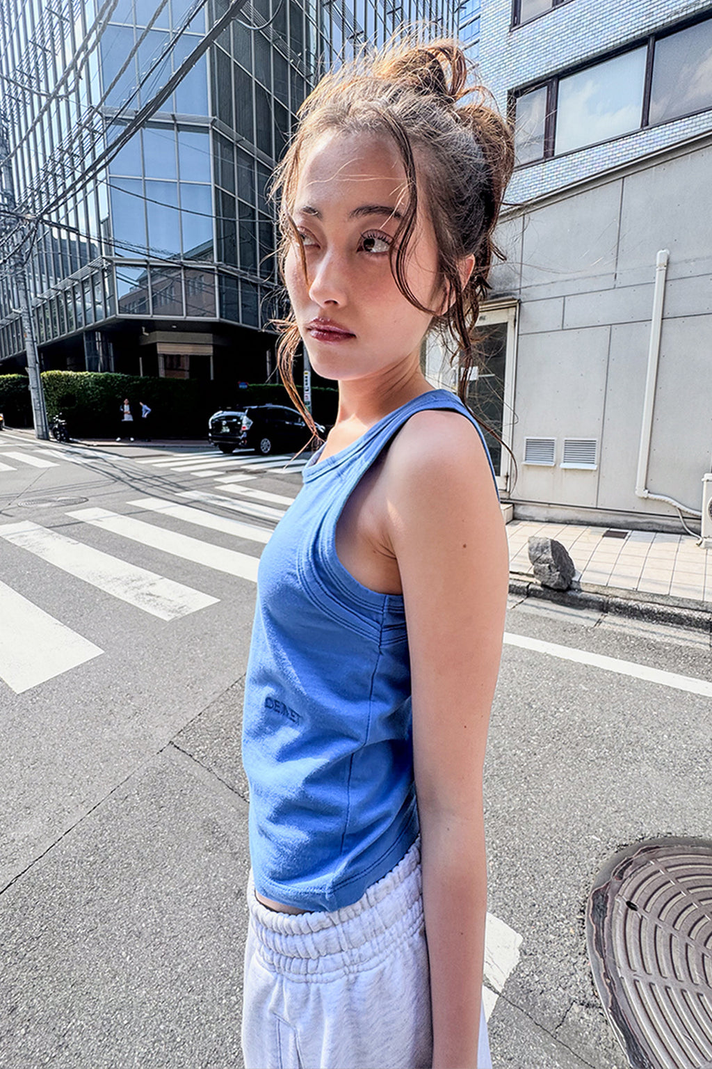 Deinet - Layered Sleeveless (Blue) product image 8 | TRAB K-Fashion Australia
