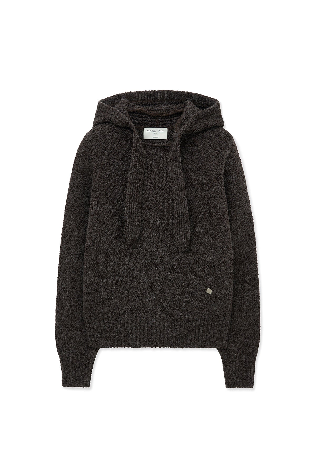 Matin Kim - Muffler Point Hoody Pullover (Brown) product image 1 | TRAB K-Fashion Australia