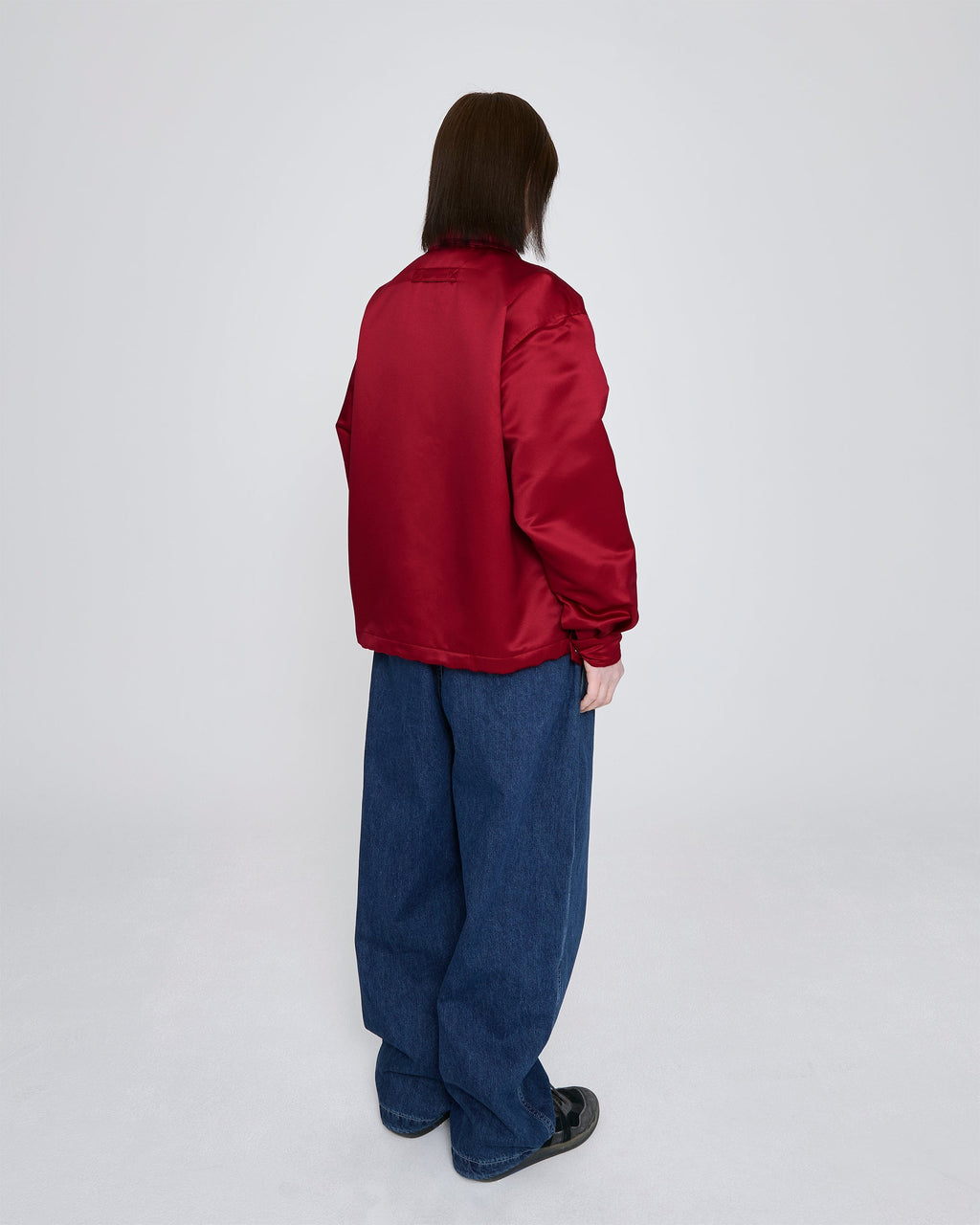 yeseyesee - Chain Stitch Logo Coach Jacket (Red) product image 12 | TRAB K-Fashion Australia