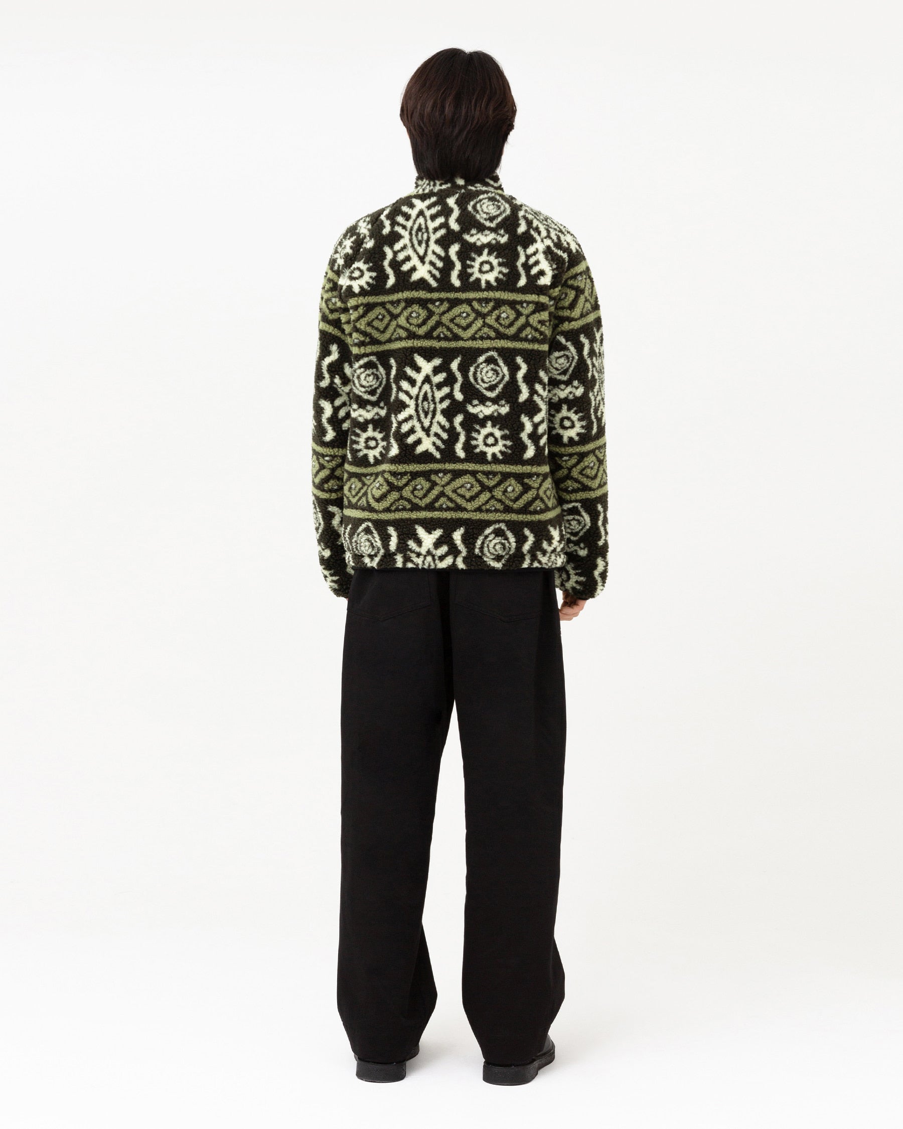 Brownyard - Native Fleece Jacket (Olive) product image 2 | TRAB K-Fashion Australia