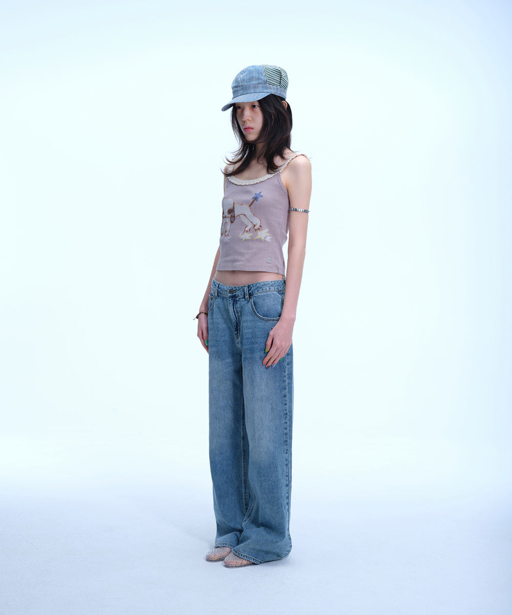 Coyseio - Stardust Denim Pants (Blue) product image 10 | TRAB K-Fashion Australia