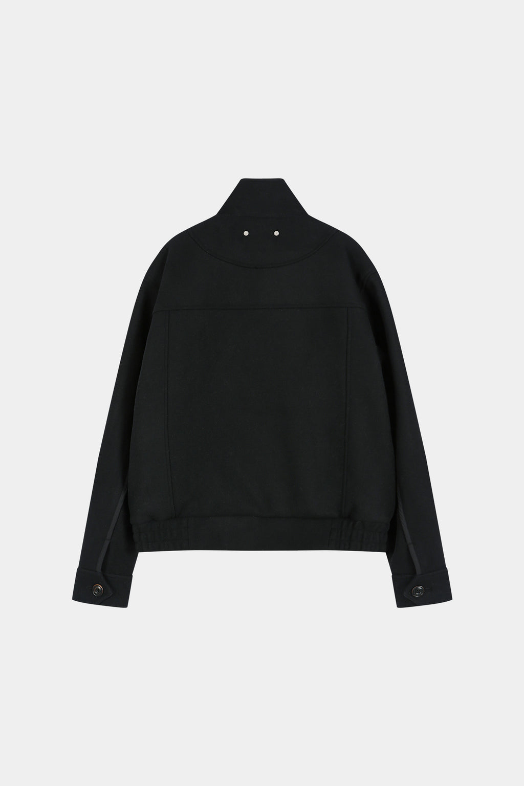 Andersson Bell - Linus Harrington Wool Jacket (black) (Black) product image 15 | TRAB K-Fashion Australia