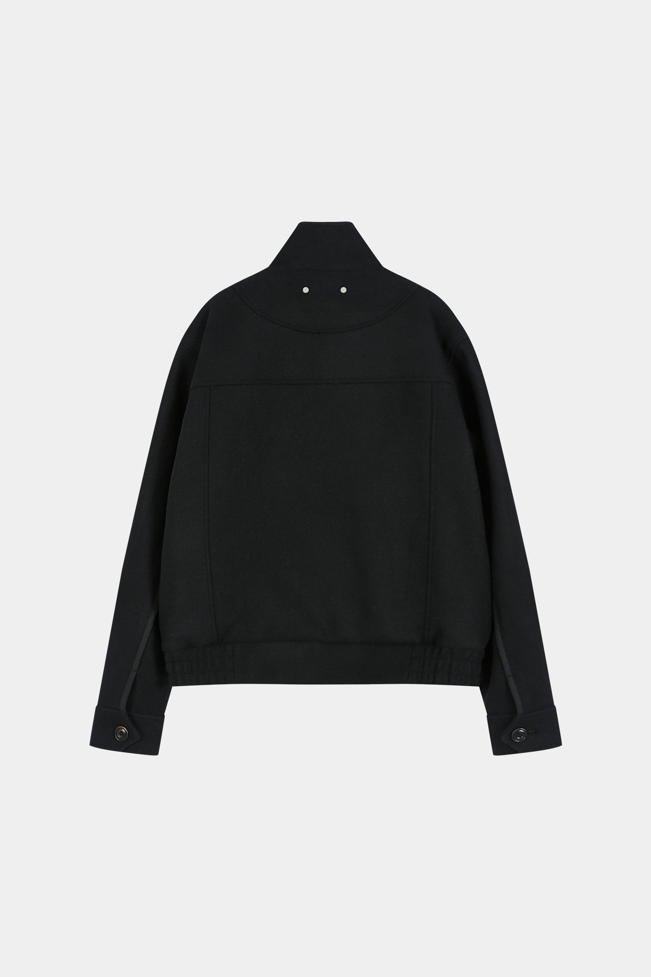 Andersson Bell - Linus Harrington Wool Jacket (black) (Black) product image 15 | TRAB K-Fashion Australia