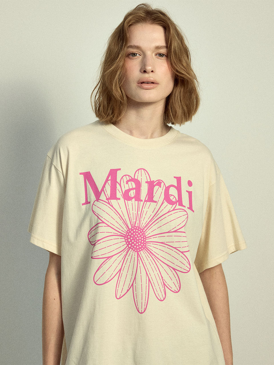 Mardi Mercredi - Tshirt Flowermardi (Butter Deeppink) product image 1 | TRAB K-Fashion Australia