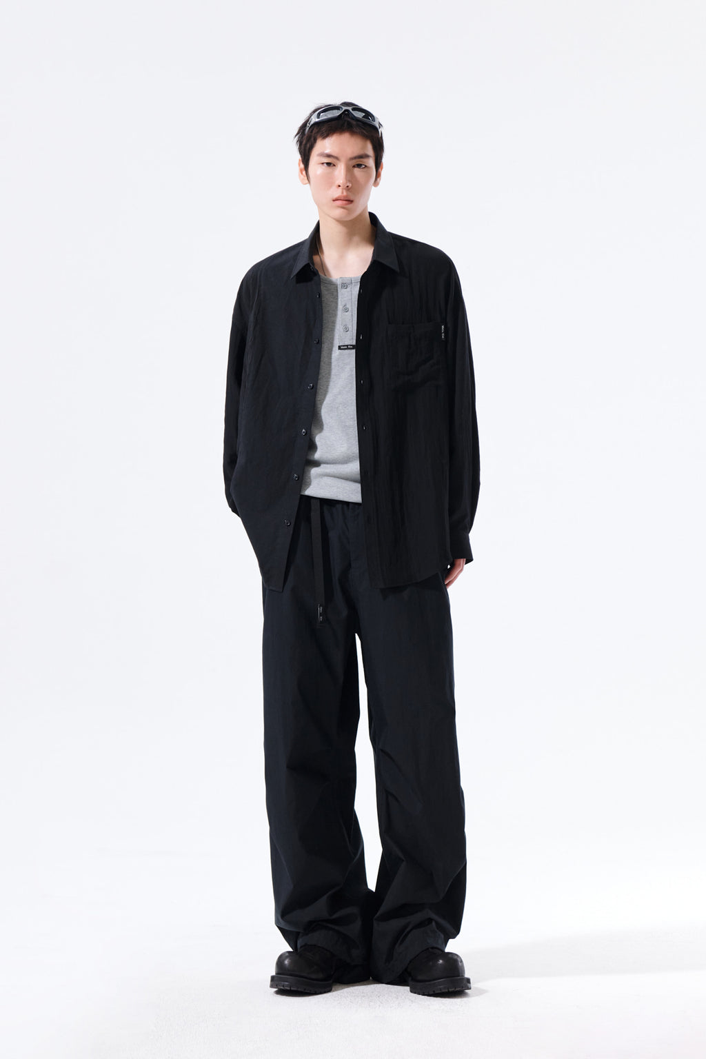 Matin Kim - Strap Belted Pants (Black) product image 10 | TRAB K-Fashion Australia