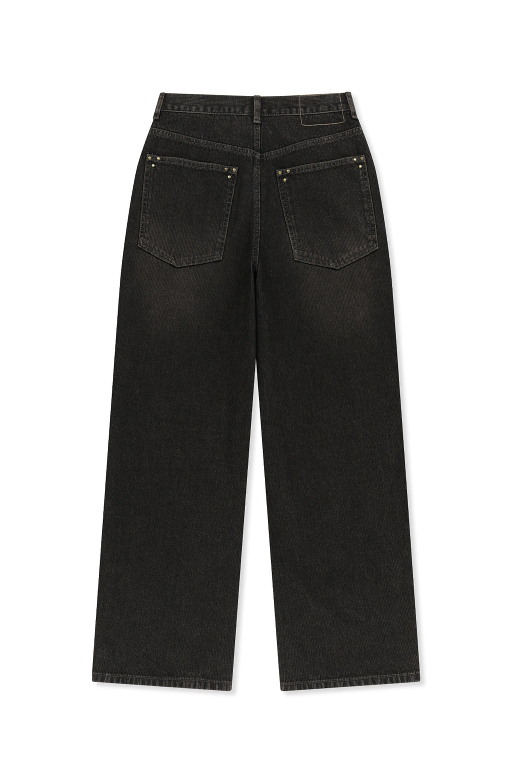 Matin Kim - Washed Rib Denim Pants (Dark Grey) product image 3 | TRAB K-Fashion Australia