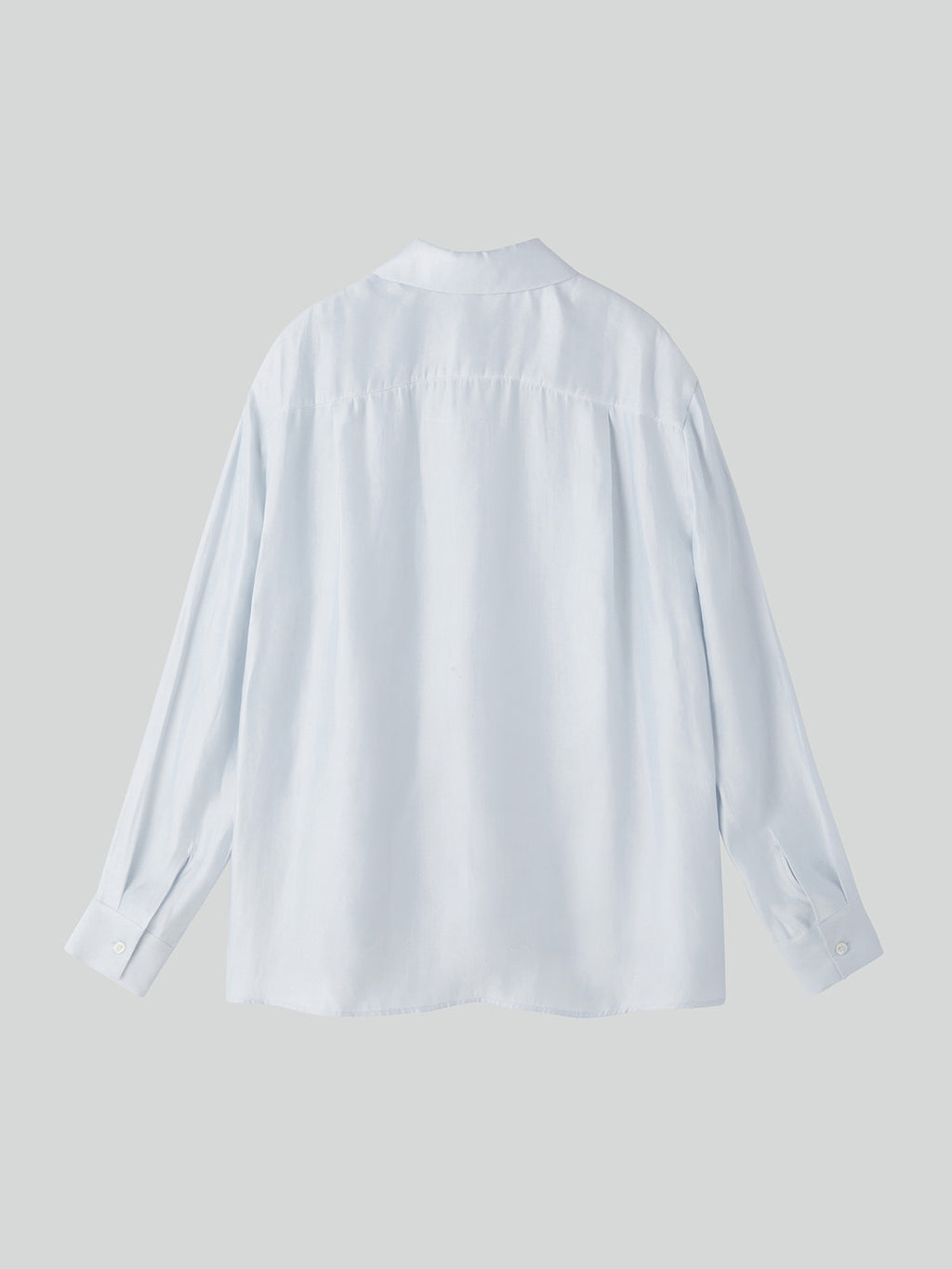 Recto - Oversized Sheer Shirt (White Grey) product image 6 | TRAB K-Fashion Australia