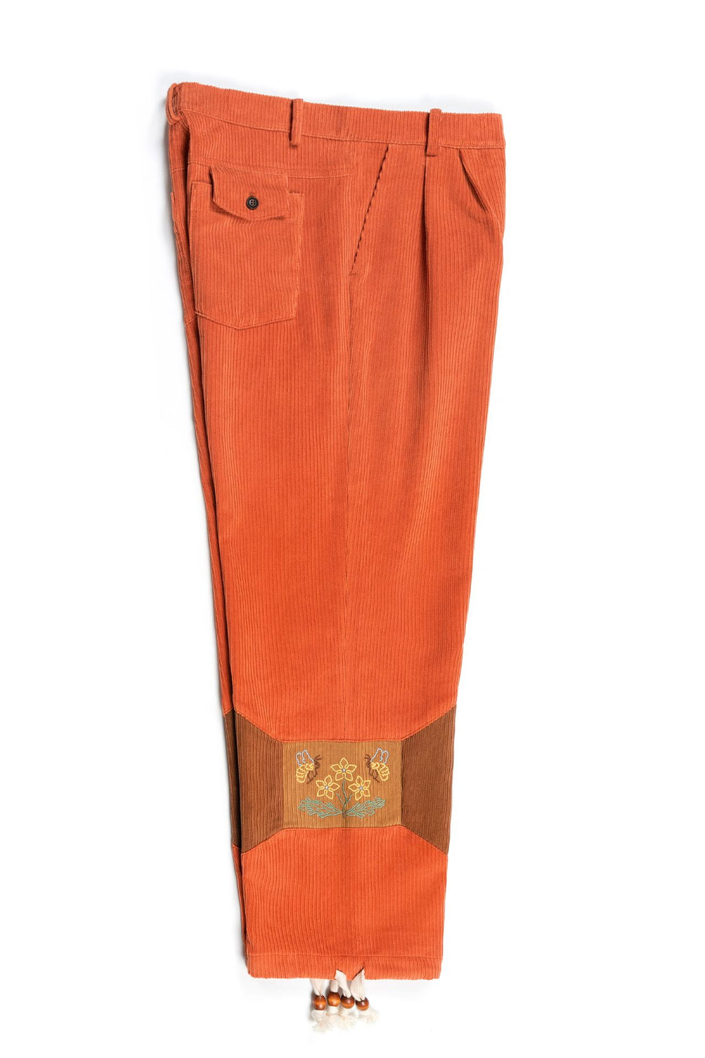 Ioedle - Story Flower Pillow Cap Corduroy Pants (Orange) product image 4 | TRAB K-Fashion Australia