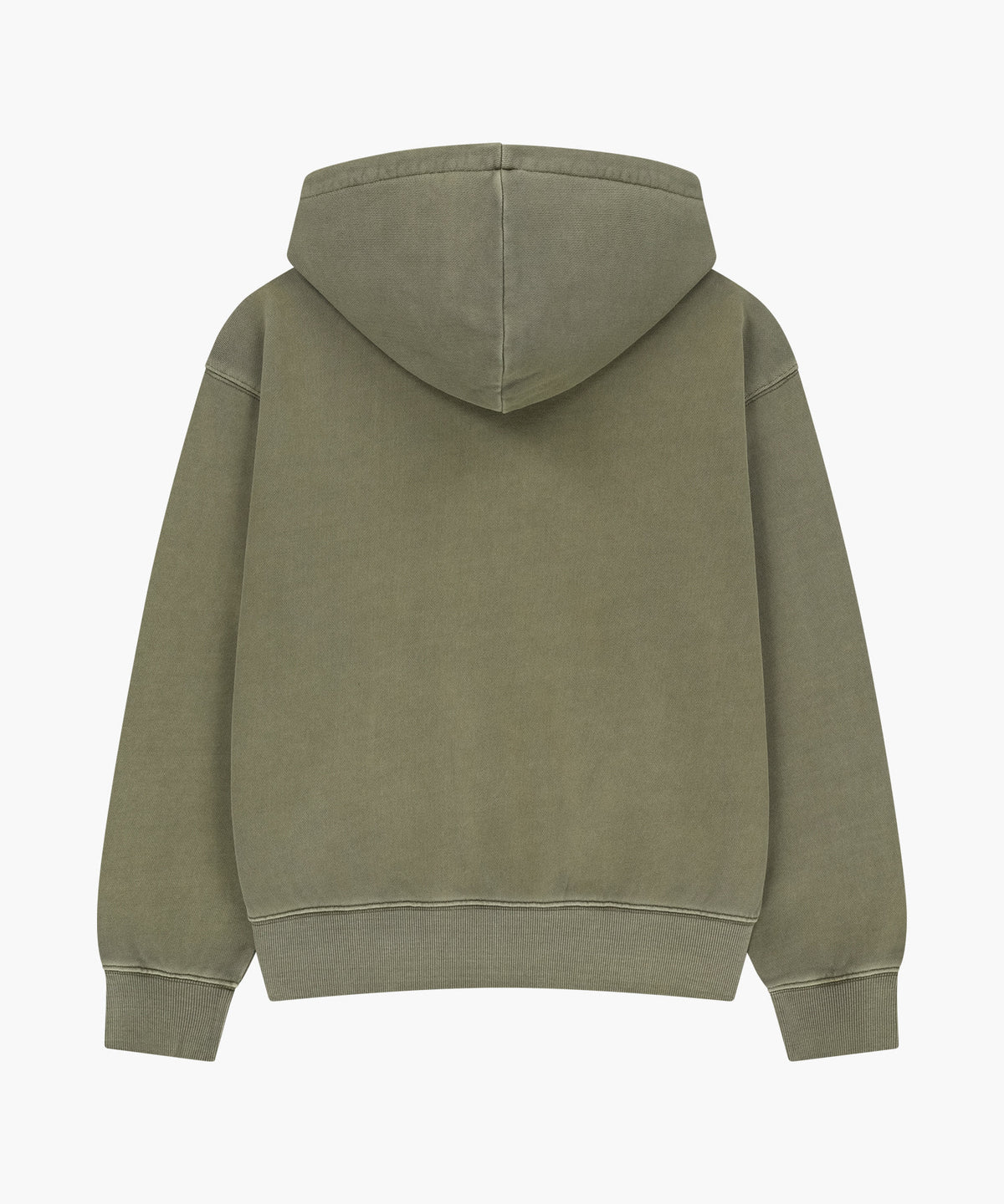 Marithe & Francois Girbaud - Crack Classic Logo Dyeing Oversized Hoodie (Khaki) product image 6 | TRAB K-Fashion Australia