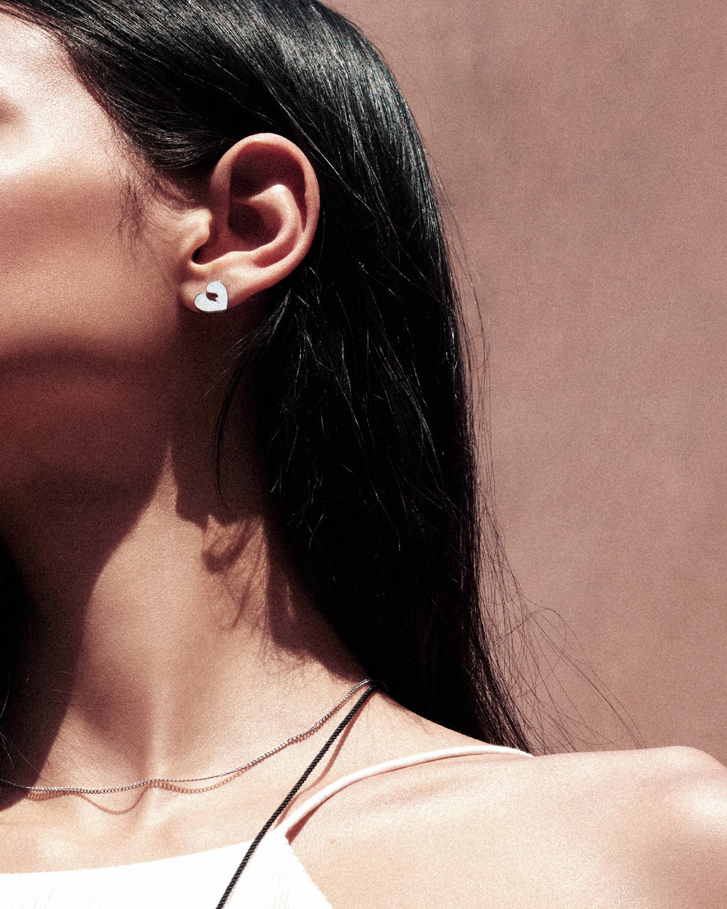 Numbering - Heart Stud Earrings #8316 product image 1 | TRAB K-Fashion Australia