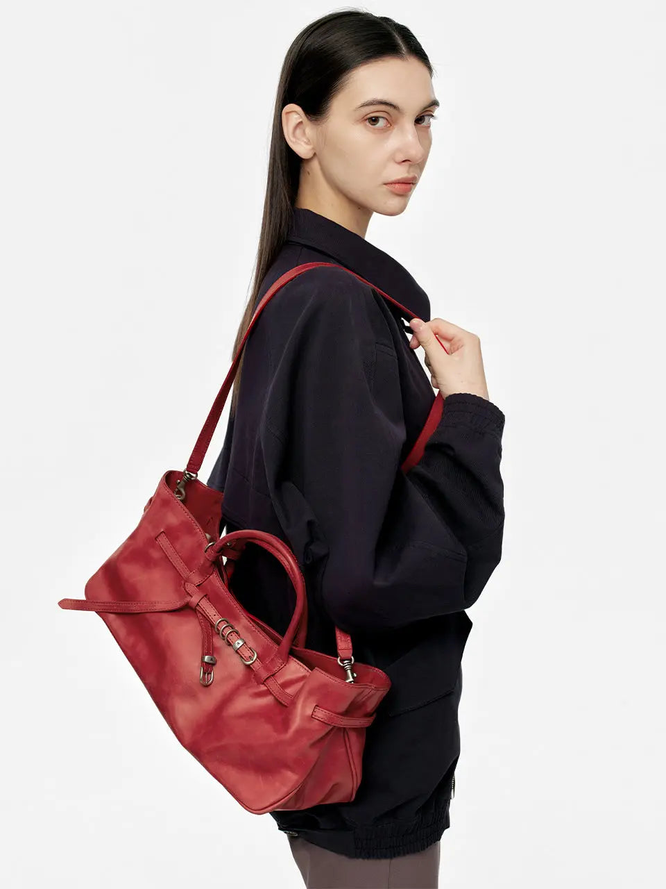 Marge Sherwood - Grandma Used Bag (Apple Red Pull-Up) product image 8 | TRAB K-Fashion Australia