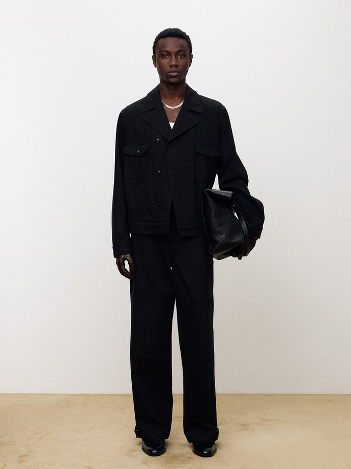 Tonywack - French Work Blouson Jacket (Black) product image 2 | TRAB K-Fashion Australia