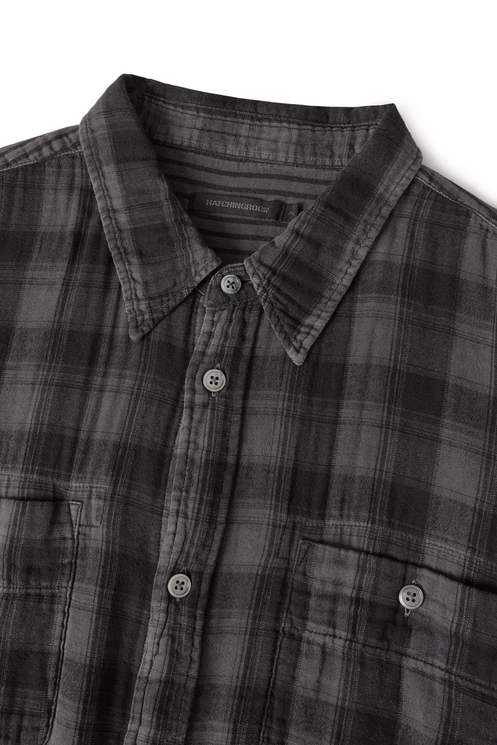 Hatchingroom - 2Pk Shirt Check Dyed (Charcoal) product image 3 | TRAB K-Fashion Australia