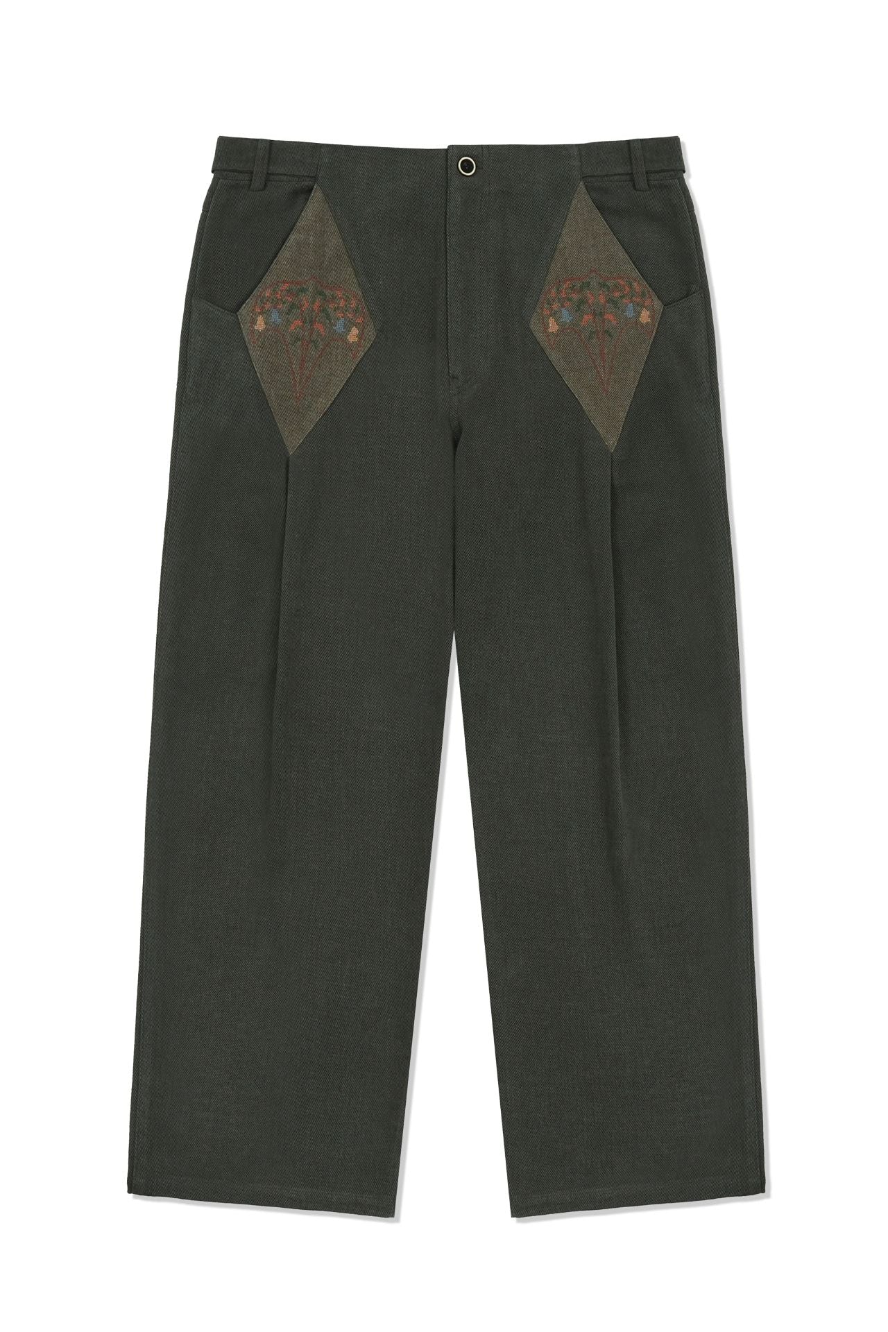 Ioedle - Kite Flying Tuck Pants (Gray) product image 2 | TRAB K-Fashion Australia