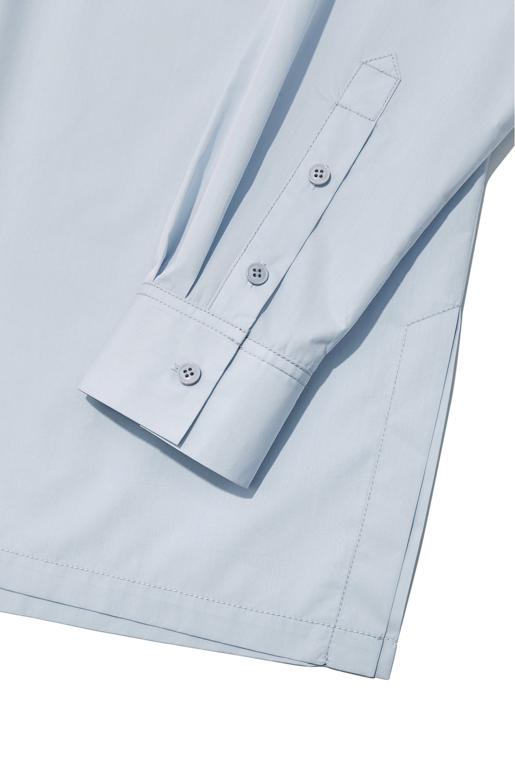 Matin Kim - Pocket Foldover Shirt (Light Blue) product image 5 | TRAB K-Fashion Australia