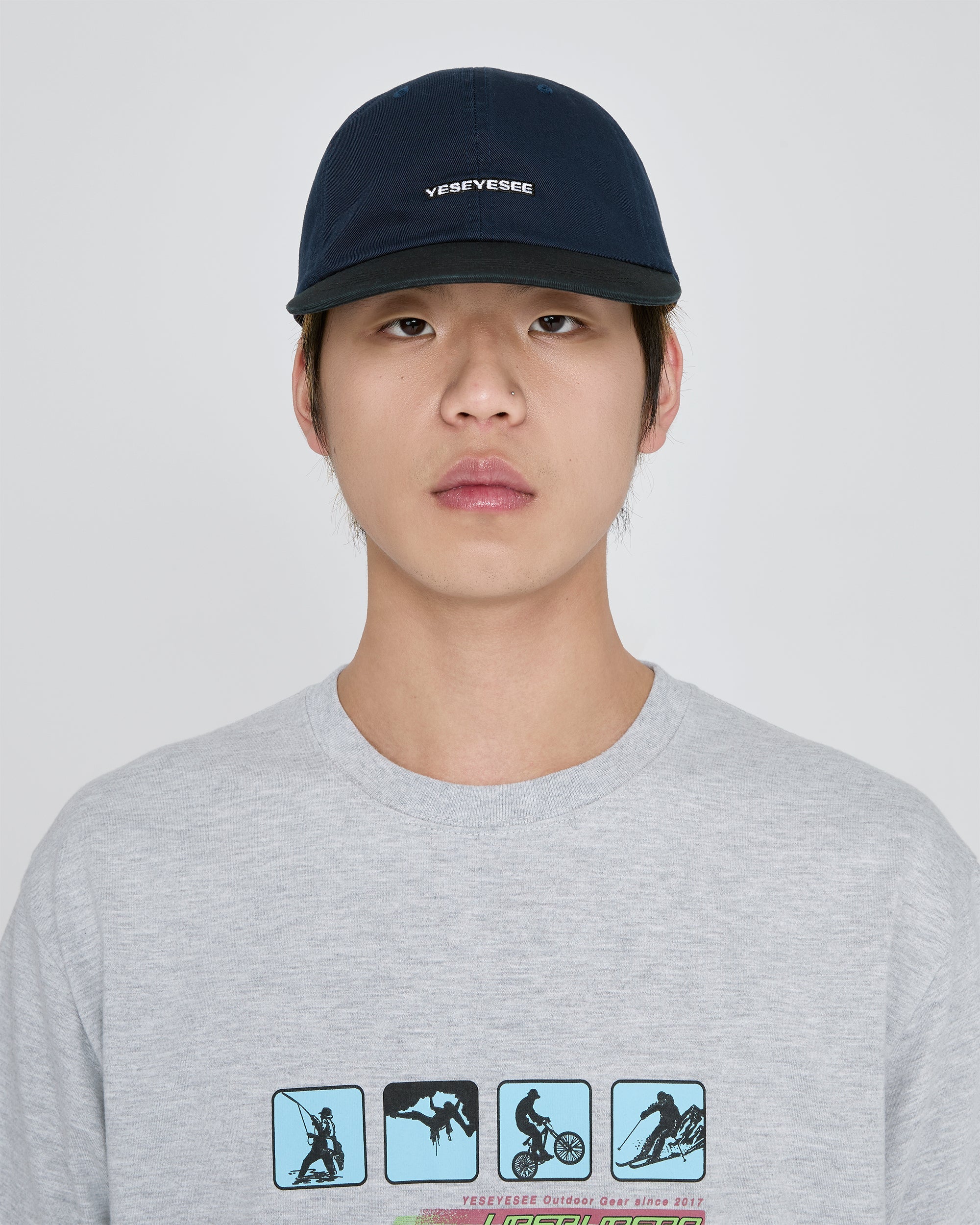 yeseyesee - Logo Cap (Navy) product image 7 | TRAB K-Fashion Australia