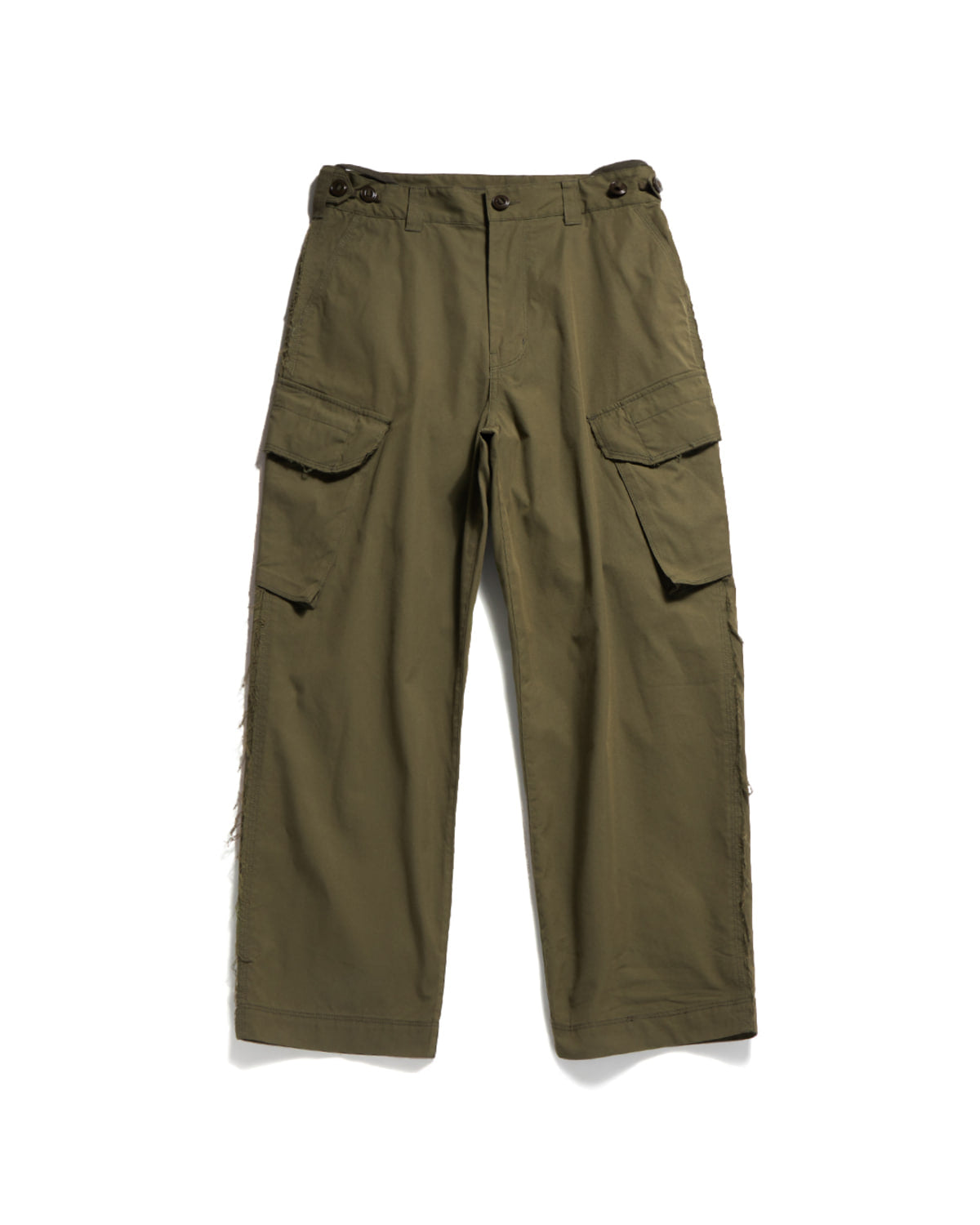 Eastlogue - Raw Edge Royal Pants (Olive C/n) product image 5 | TRAB K-Fashion Australia