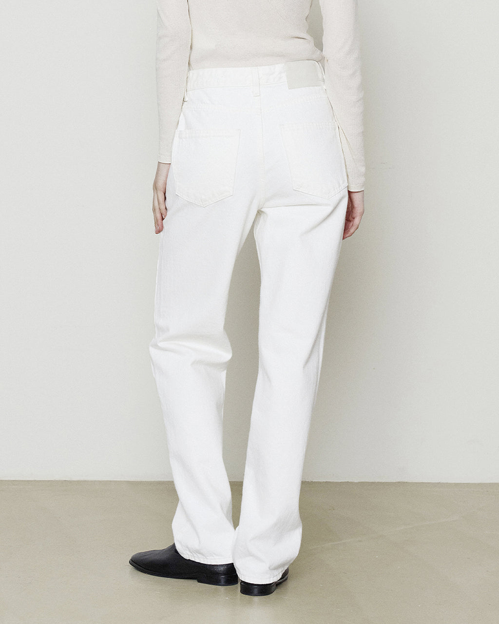 Brownyard - 5p Straight Denim (Ecru) product image 3 | TRAB K-Fashion Australia
