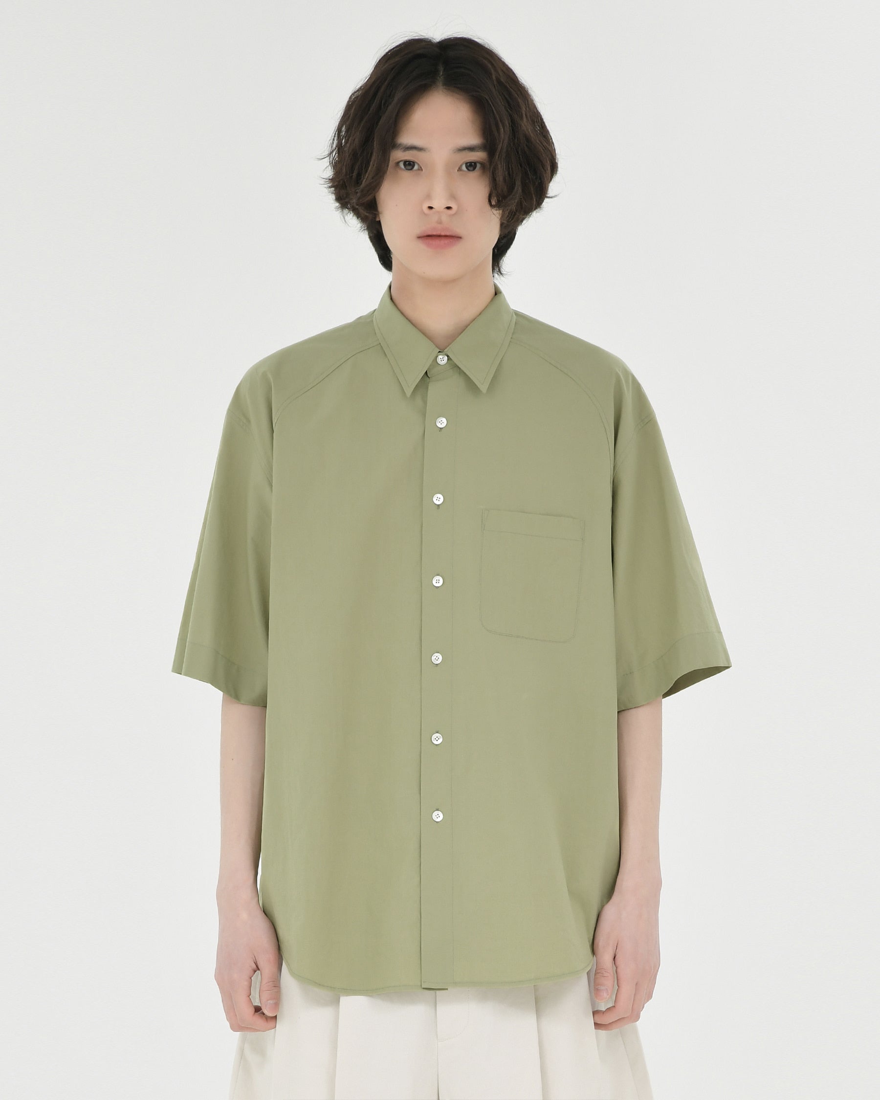 Brownyard - Half Shirt (Olive) product image 1 | TRAB K-Fashion Australia