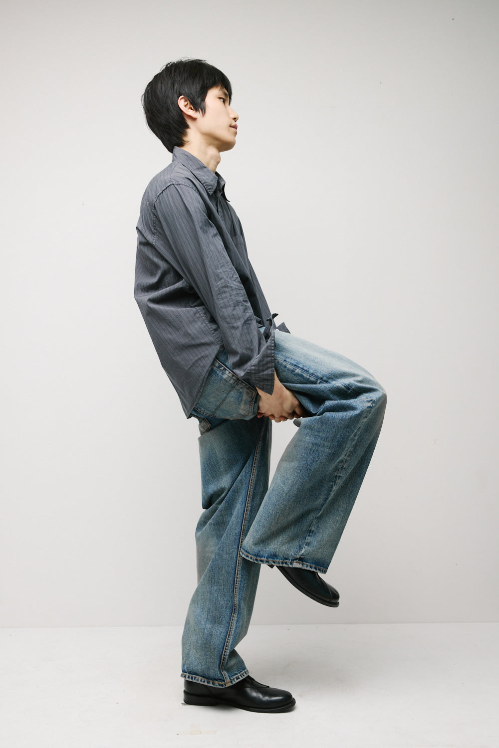 Hatchingroom - Wide Curve Jeans (Faded Blue) product image 9 | TRAB K-Fashion Australia