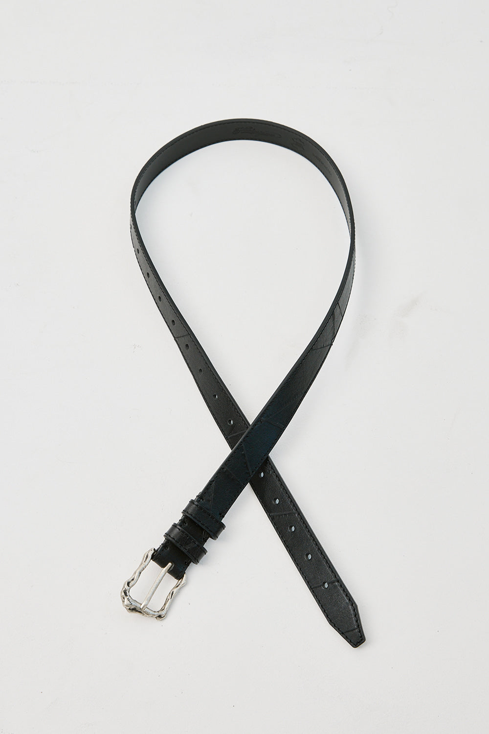 Hatchingroom - Rock Buckle Belt Slash (Black) product image 1 | TRAB K-Fashion Australia