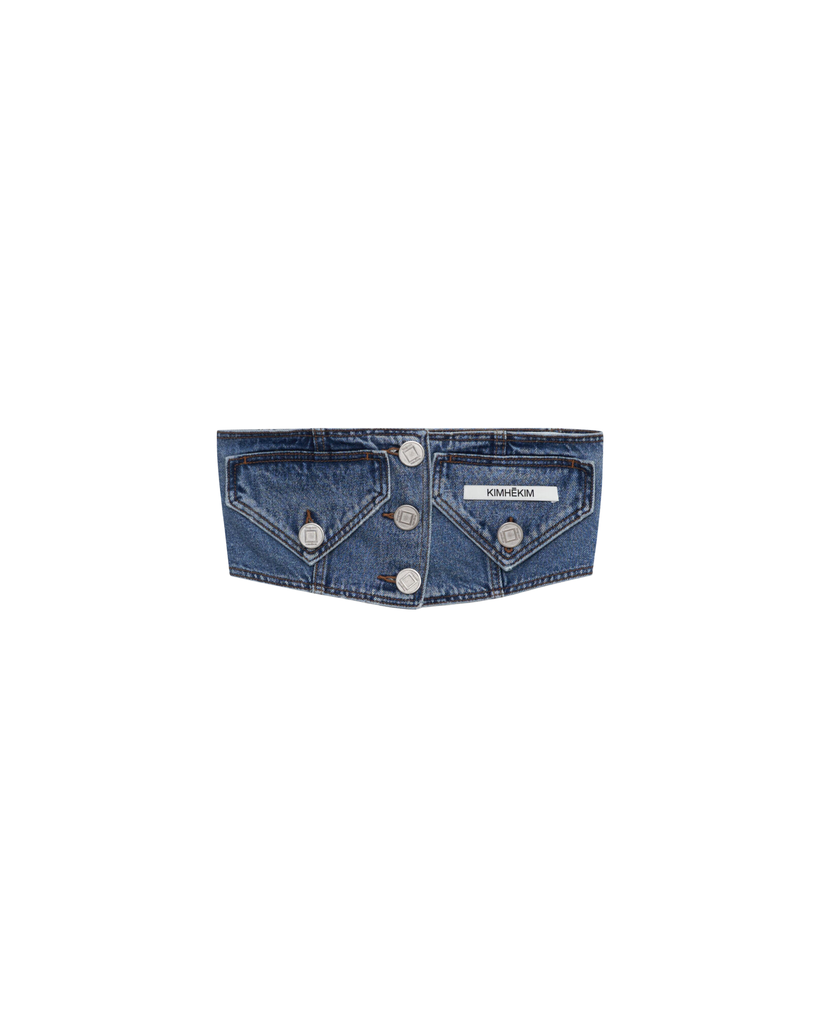 Kimhe Kim - Two Pocket Emma Tube Top (Sky Blue) product image 7 | TRAB K-Fashion Australia