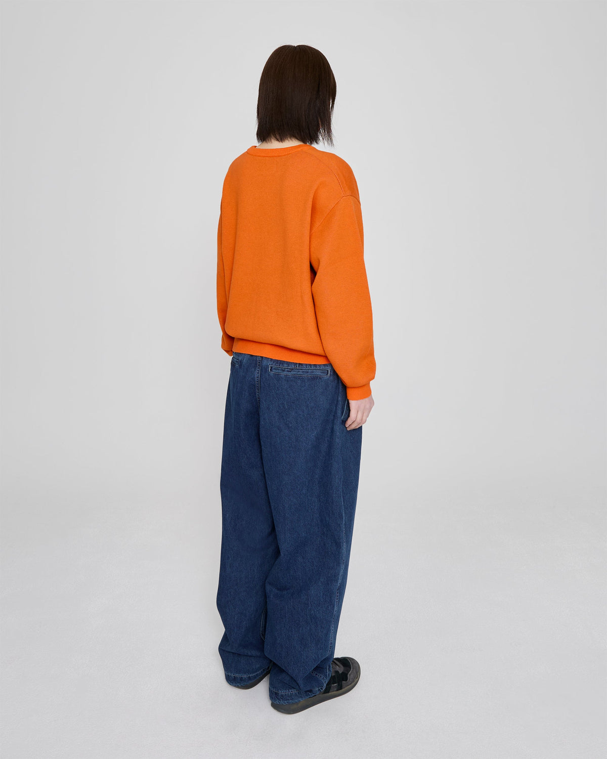 yeseyesee - Snail Logo Long Sleeve Knit Pullover (Orange) product image 12 | TRAB K-Fashion Australia