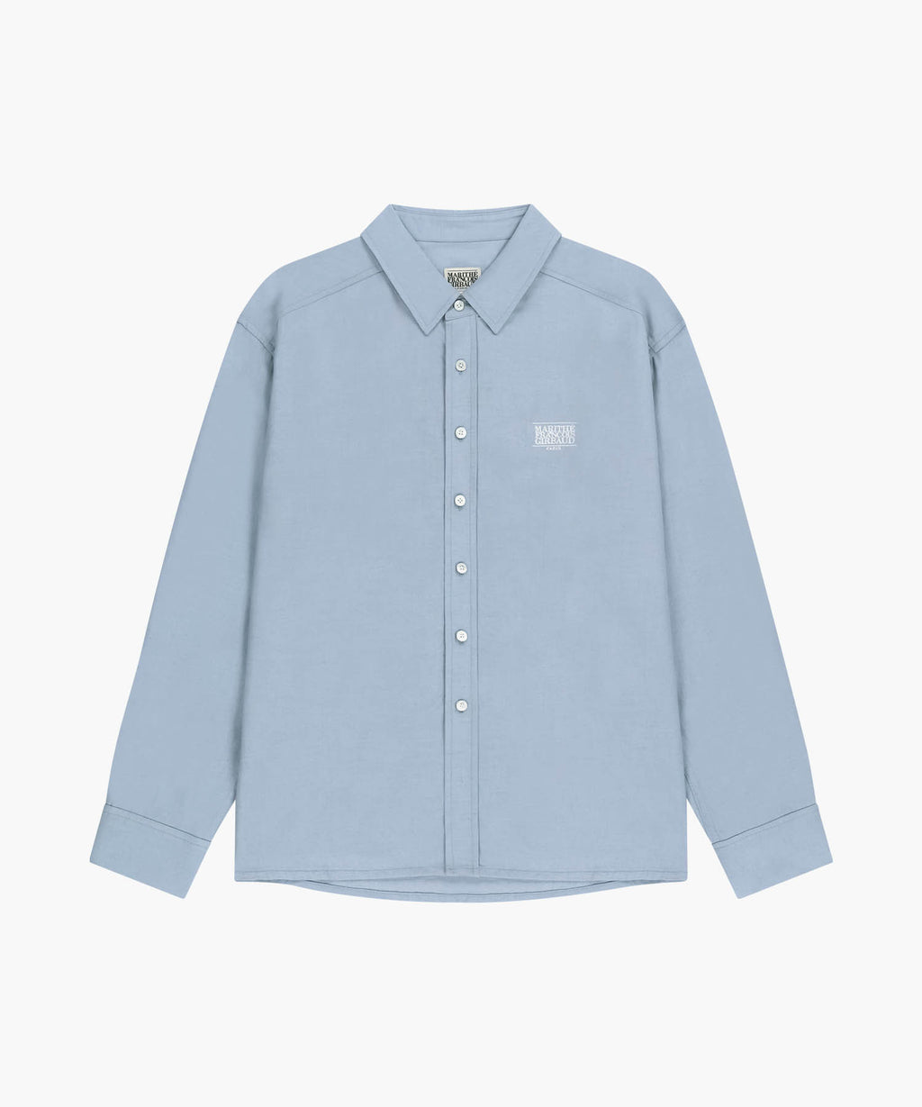 Marithe & Francois Girbaud - Classic Logo Linen Shirt (Sky Blue) product image 6 | TRAB K-Fashion Australia