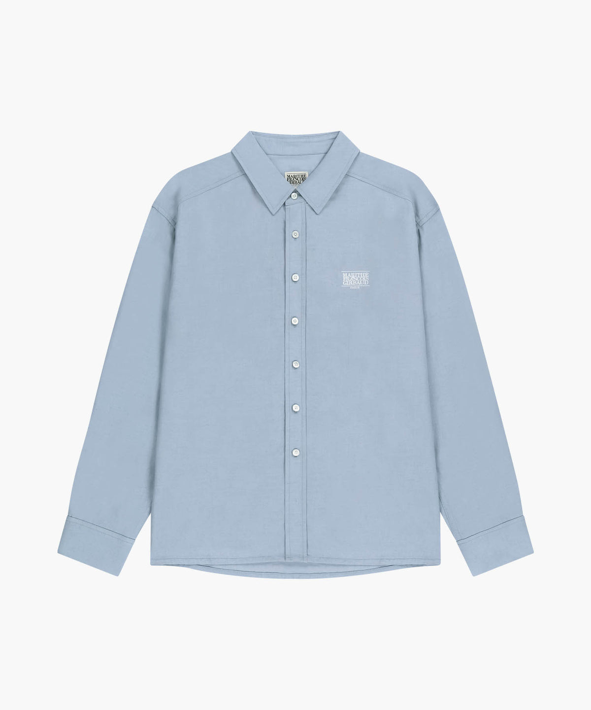 Marithe & Francois Girbaud - Classic Logo Linen Shirt (Sky Blue) product image 6 | TRAB K-Fashion Australia