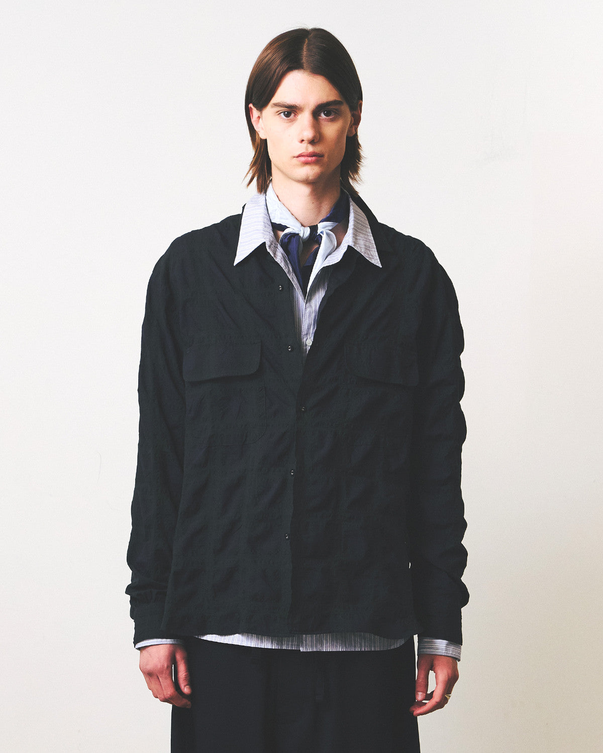 Eastlogue - Comfy Wide Shirts (Black Watch Check) product image 2 | TRAB K-Fashion Australia