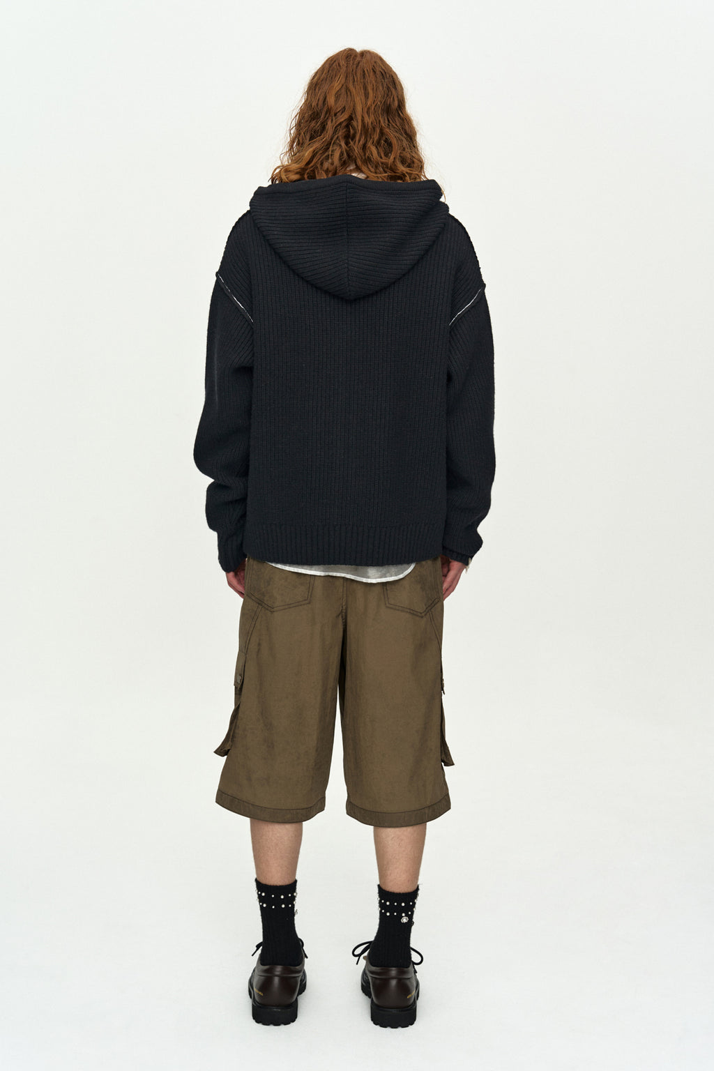 Andersson Bell - Unisex Heart Logo Hood Zip-Up Sweater (Black) product image 2 | TRAB K-Fashion Australia