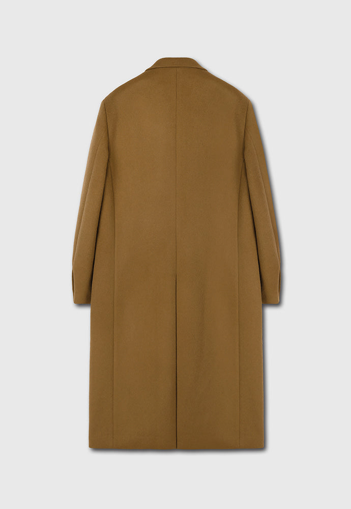 Tonywack - Cashmere Double-Breasted Tailored Coat (Dark Camel) product image 9 | TRAB K-Fashion Australia